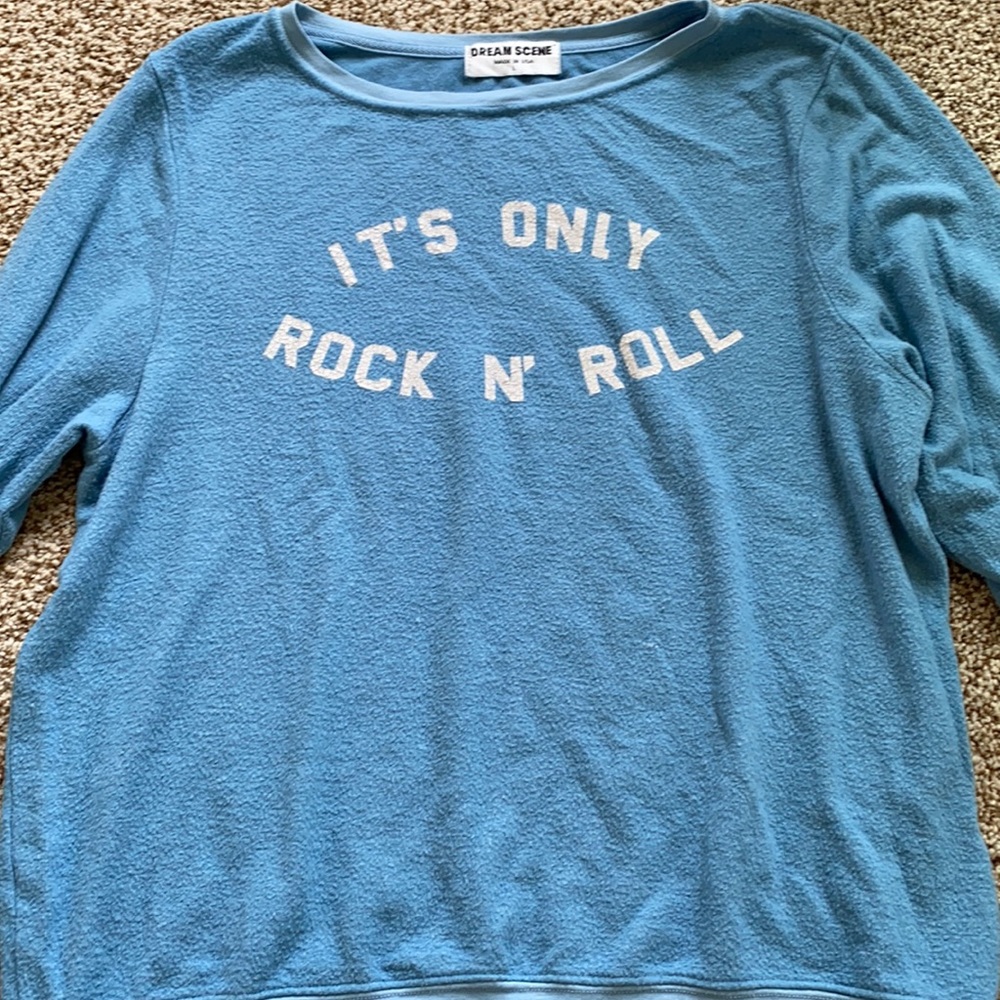 Blue Soft Sweatshirt